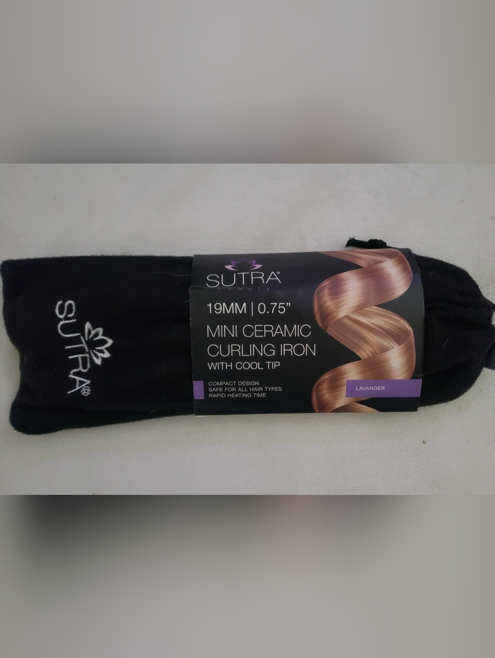 Sutra Beauty 19mm Mini Ceramic Curling Iron With Cool Tip